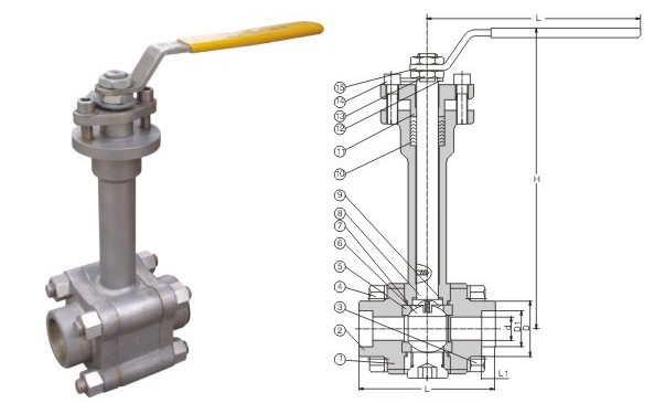 DQ61Y鍛鋼低溫球閥